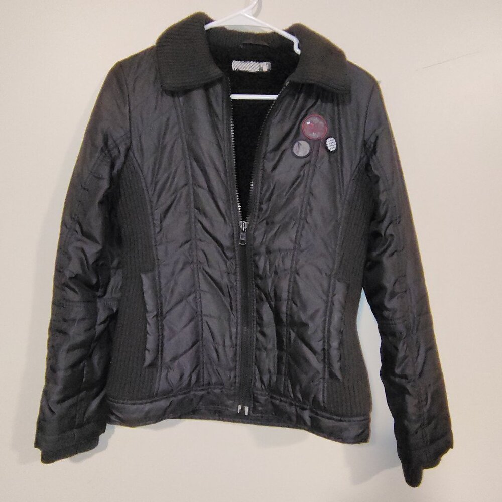 Volcom Black Ski Jacket SIZE SMALL - vintage snow